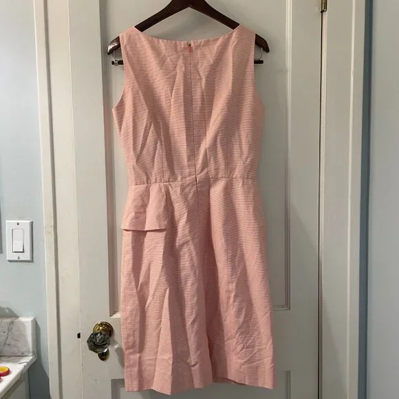 Antonio Melani Celina Dress Size 6 Peach Tank dress ruffle front - Picture 3 of 7